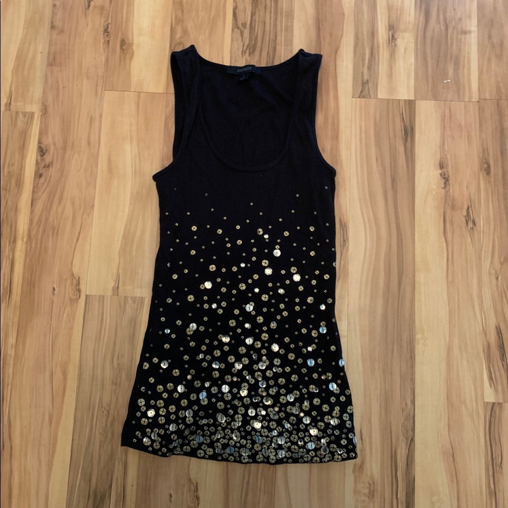 Express Tank Top with Sequins